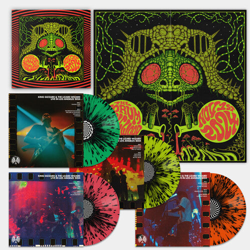 King Gizzard & the Lizard Wizard - King Gizzard - Live in Los Angeles '24 (4LP Splatter Vinyl Box Set)