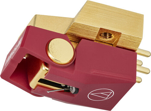 Audio Technica Atvm745Xmlvmx Crtrdg Stylus Crimson - Audio Technica AT-VM745xML Dual Moving Magnet Phono Cartridge with Nude Microlinear Stylus Crimson/Gold
