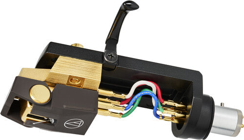 Audio Technica Atvm750Xsh/Hvmx Hdsh/Crt Combo Br - Audio Technica AT-VM750xSH/H Dual Moving Magnet Headshell/Cartridge Combo Kit with Nude Shibata Stylus Brown/Gold