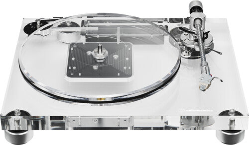 Audio Technica Atlpa2 Acrylic Manual Turntable Clr - Audio Technica AT-LPA2 Transparent Acrylic Fully Manual Belt-Drive Turntable Crystal Clear