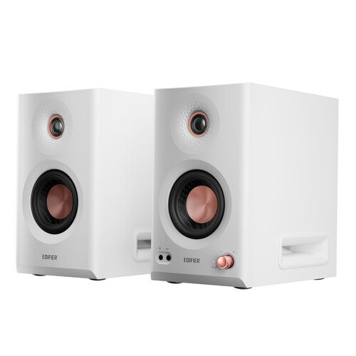Edifier Mr5 Btstudio Monitor 2.0 Spkers 110W Wht - Edifier MR5 Bluetooth Powered Studio Monitor 2.0 Speakers Hi-Res Audo 110 Watts White