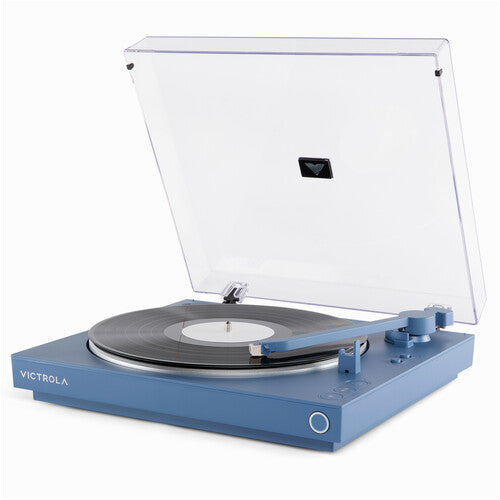 Victrola Vpt800Blu Automatic Bt Turntable Blue - Victrola VPT-800-BLU Automatic Bluetooth Turntable (Blue) (TURNTABLES)