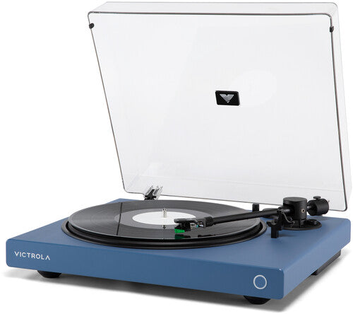 Victrola Vpt1520Blu Wave Bluetooth Turntable Blue - Victrola VPT-1520-BLU Wave Bluetooth Turntable (Blue) (TURNTABLES)
