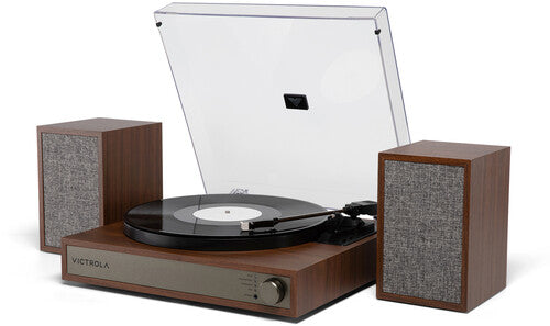 Victrola Vts1300Wln Harmony Bt Rcrd Plyr Spkrs Wal - Victrola VTS-1300-WLN Harmony Bluetooth Record Player with Speakers (Walnut) (TURNTABLES)