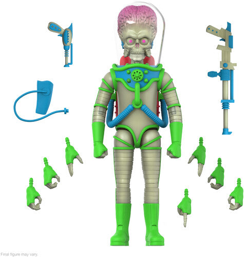 Mars Attacks Ultimates! Wv 02 - Martian (Glow) - Super7 - Mars Attacks - ULTIMATES! Wv2 - Martian (Glow) Action Figure