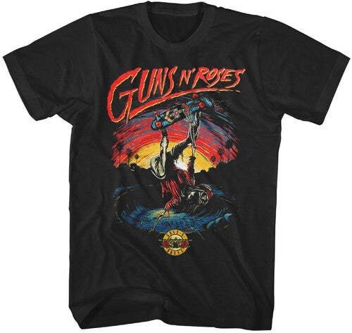 Guns N' Roses - Skater T-Shirt - Black - Adult Shirt