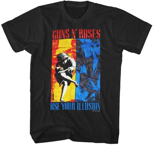 Guns N' Roses - 1991 Use Your Illusion T-Shirt - Black - Adult Shirt