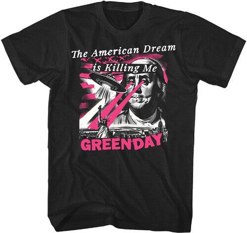 Green Day - American Dream Abduction T-Shirt - Black - Adult Shirt