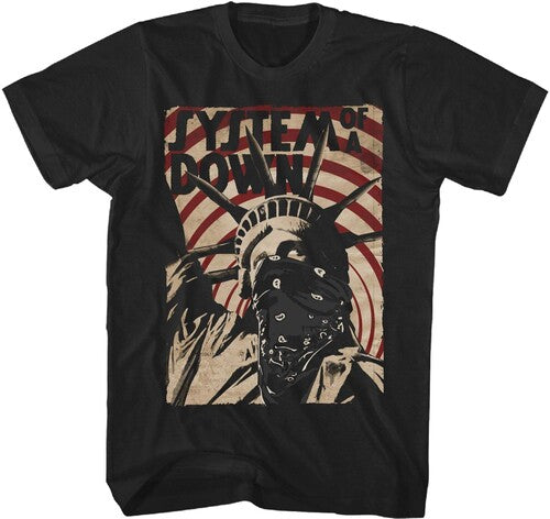 System of a Down - Liberty Bandit T-Shirt - Black - Adult Shirt