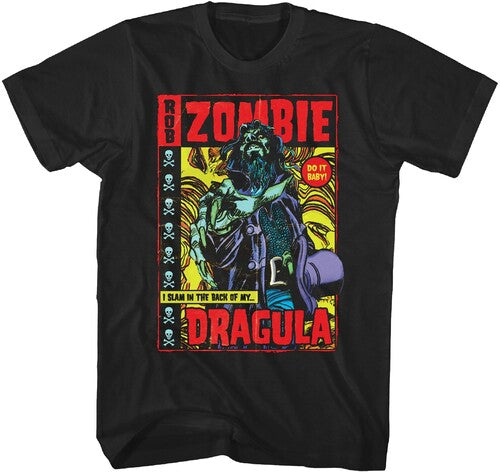 Rob Zombie - Dragula Illustration T-Shirt - Black - Adult Shirt