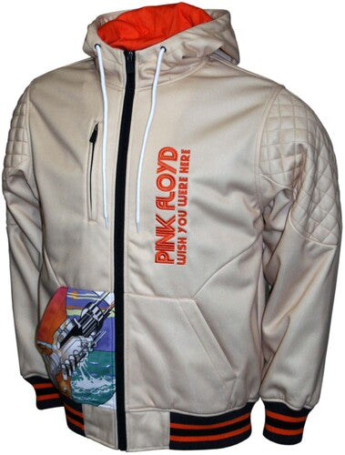 Pink Floyd - Wish You Were Here - Double Knit Hoodie Jacket - Tan - Outerwear
