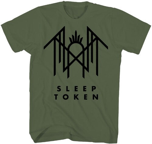 Sleep Token - Logo Symbol T-Shirt - Olive - Adult Shirt