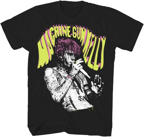 MGK - Singing Photo T-Shirt - Black - Adult Shirt