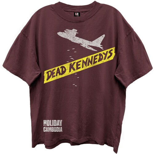 Dead Kennedys - Holiday in Cambodia - Giant Vintage T-Shirt - Maroon - Adult Shirt