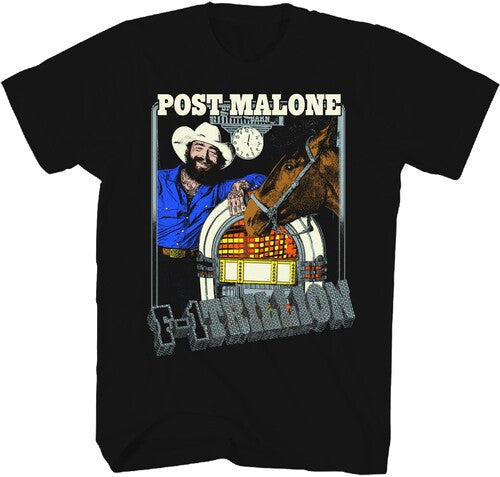 Post Malone - F-1 Trillion Jukebox T-Shirt - Black - Adult Shirt