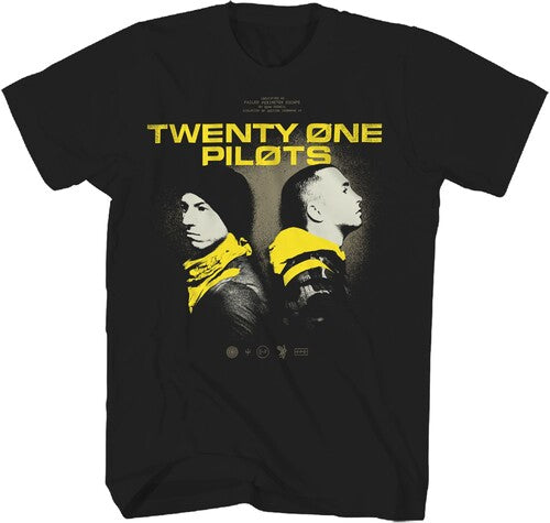 Twenty One Pilots - Back 2 Back T-Shirt - Black - Adult Shirt
