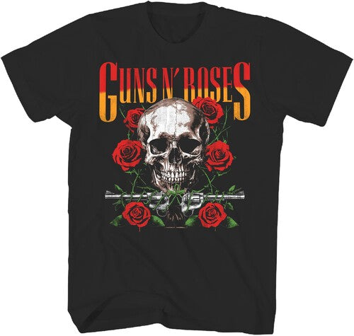 Guns N' Roses - 1987-88 Tour T-Shirt - Black - Adult Shirt