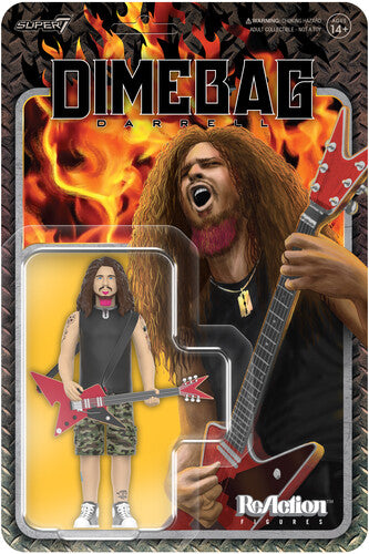 Dimebag Darrell Reaction 01 - Culprit - Super7 - Dimebag Darrell - ReAction Figures Wv1 - Dimebag Darrell (Culprit)