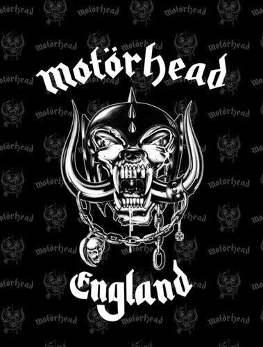 Rocksax Motorhead Srp Fl Blnk England 60x80 - Rocksax Motorhead Srp Fl Blnk England 60x80