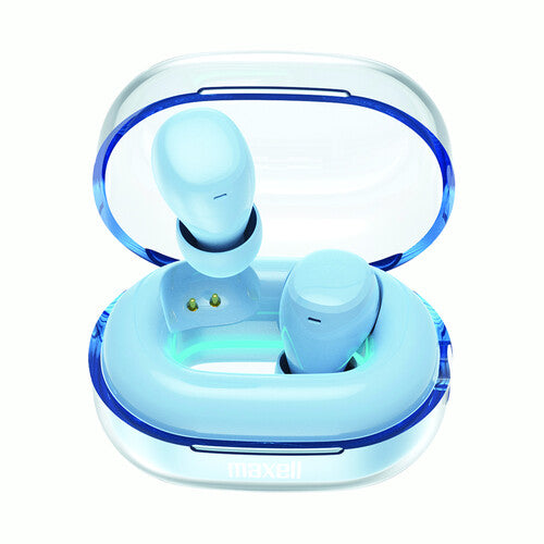 Maxell ECO-DW Tune Out Bluetooth Earbuds True Wireless (Blue)