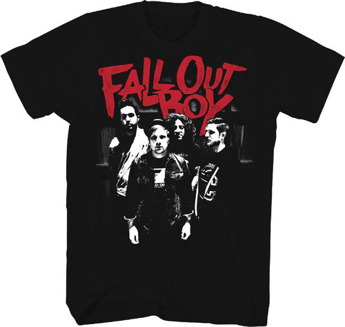 Fall Out Boy - Punk Scratch T-Shirt - Black - Adult Shirt
