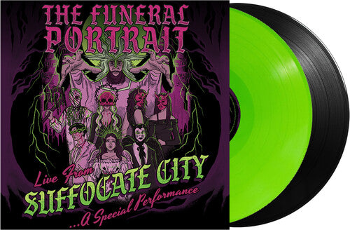 Funeral Portrait - Live From Suffocate City - Lime/black