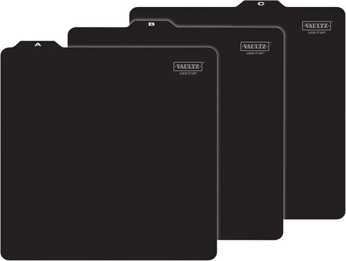 Vaultz - Vaultz 12 Vinyl Lp Divider Cards A-z Guides Blk