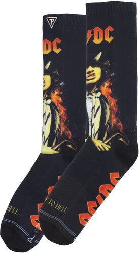 Perri's - AC/DC - Highway Dye Sublimation - Crew Socks