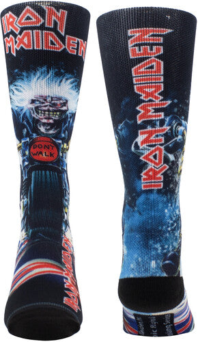 Perri's Iron Maiden Eddie Biker Crew Socks - Perri's Iron Maiden Eddie Biker Crew Socks