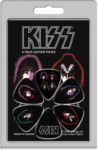 Perri's Corporation - Perri's Kiss Faces Guitar Picks (6 Pack)