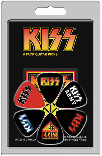 Perri's Corporation - Perri's Kiss Logos Guitar Picks (6 Pack)