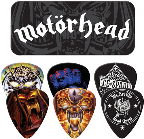Motorhead England Logo Pick Tin 6 Picks Included - Motorhead England Logo Pick Tin 6 Picks Included