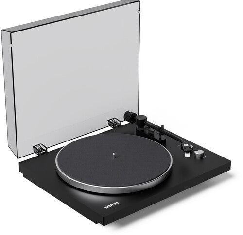 Kanto OBI3G2V Obi3 Gen2 Bluetooth Turntable - Belt Drive - Semi Automatic - Matte Black