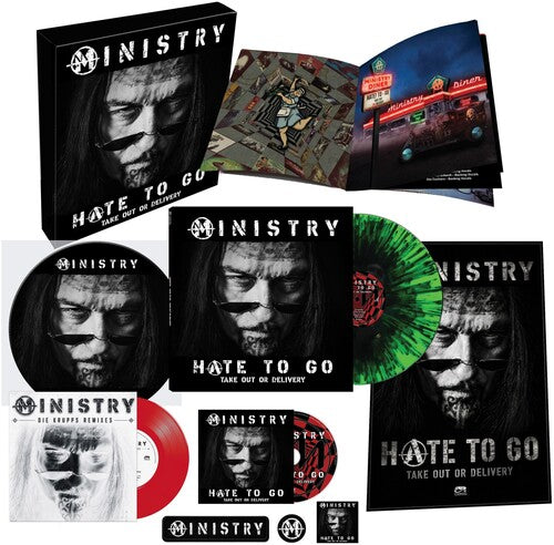 Ministry - Hate To Go: Take Out Or Delivery   (Black/Green Splatter)