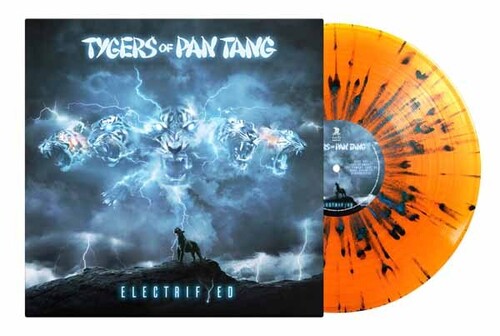 Tygers of Pan Tang - Electrifye - Transparent Orange & Blue Splatter Vinyl