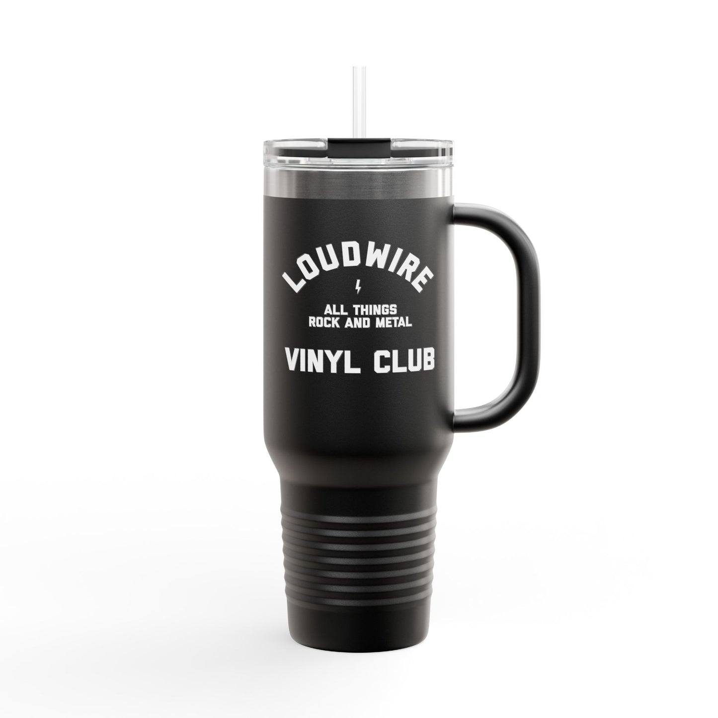 Loudwire Vinyl Club Travel Mug, 40oz