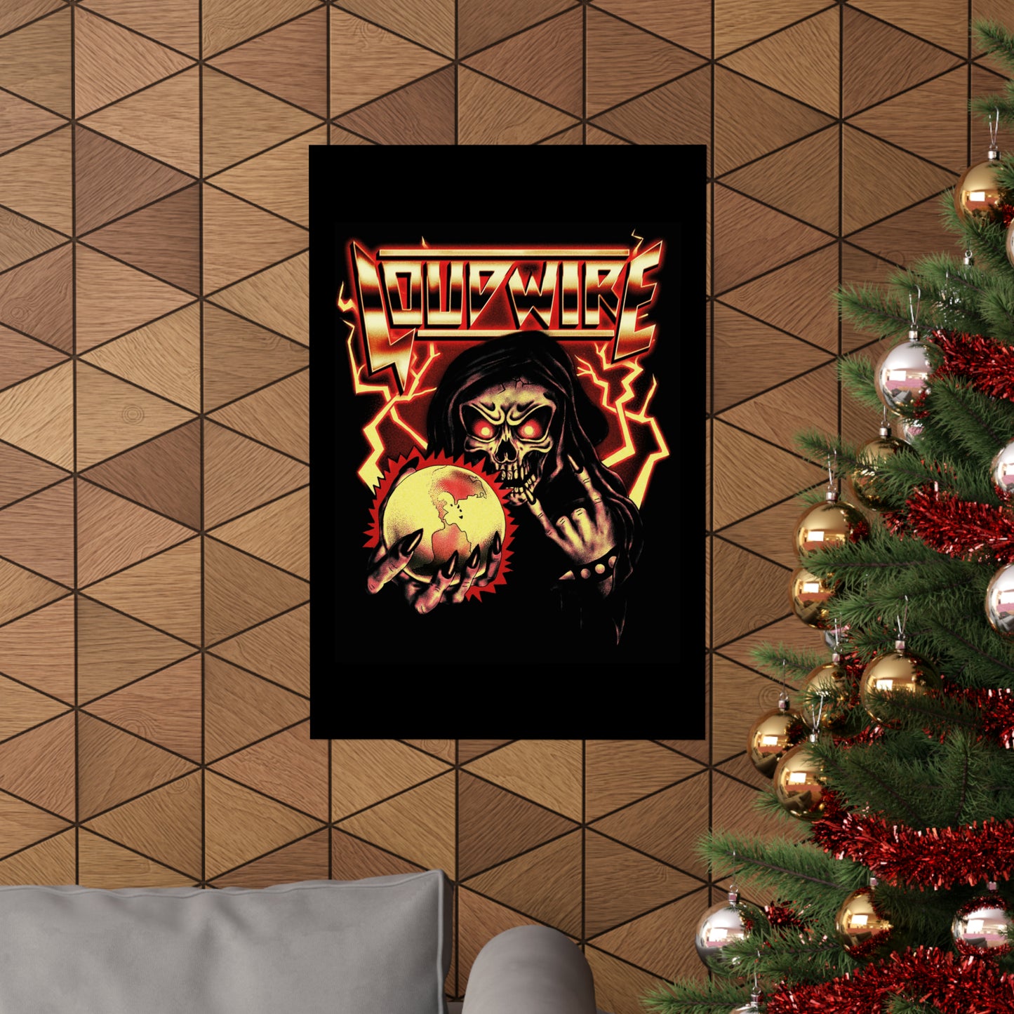 '80s METAL POSTERS (Gold)