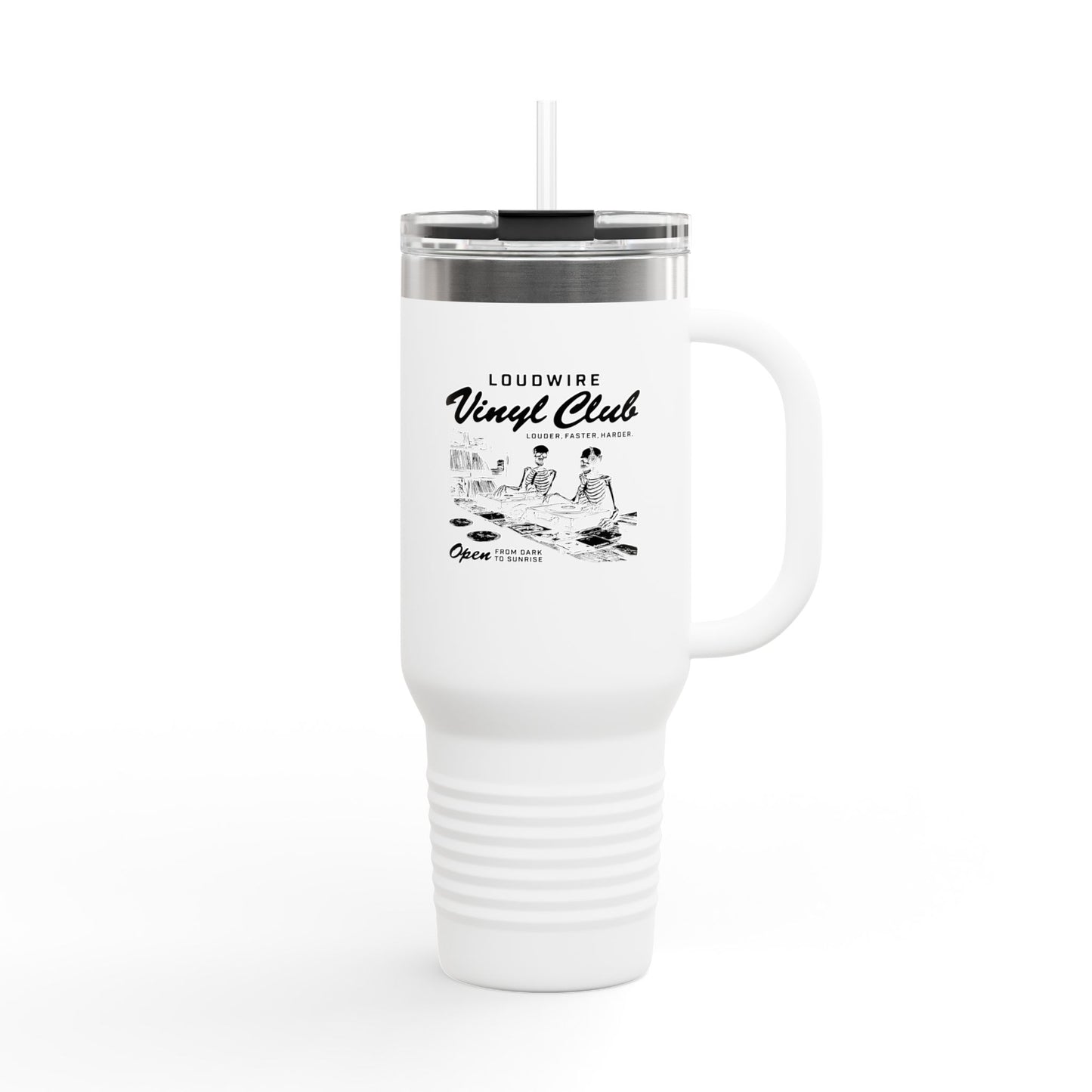 Vinyl Club Travel Mug, 40oz