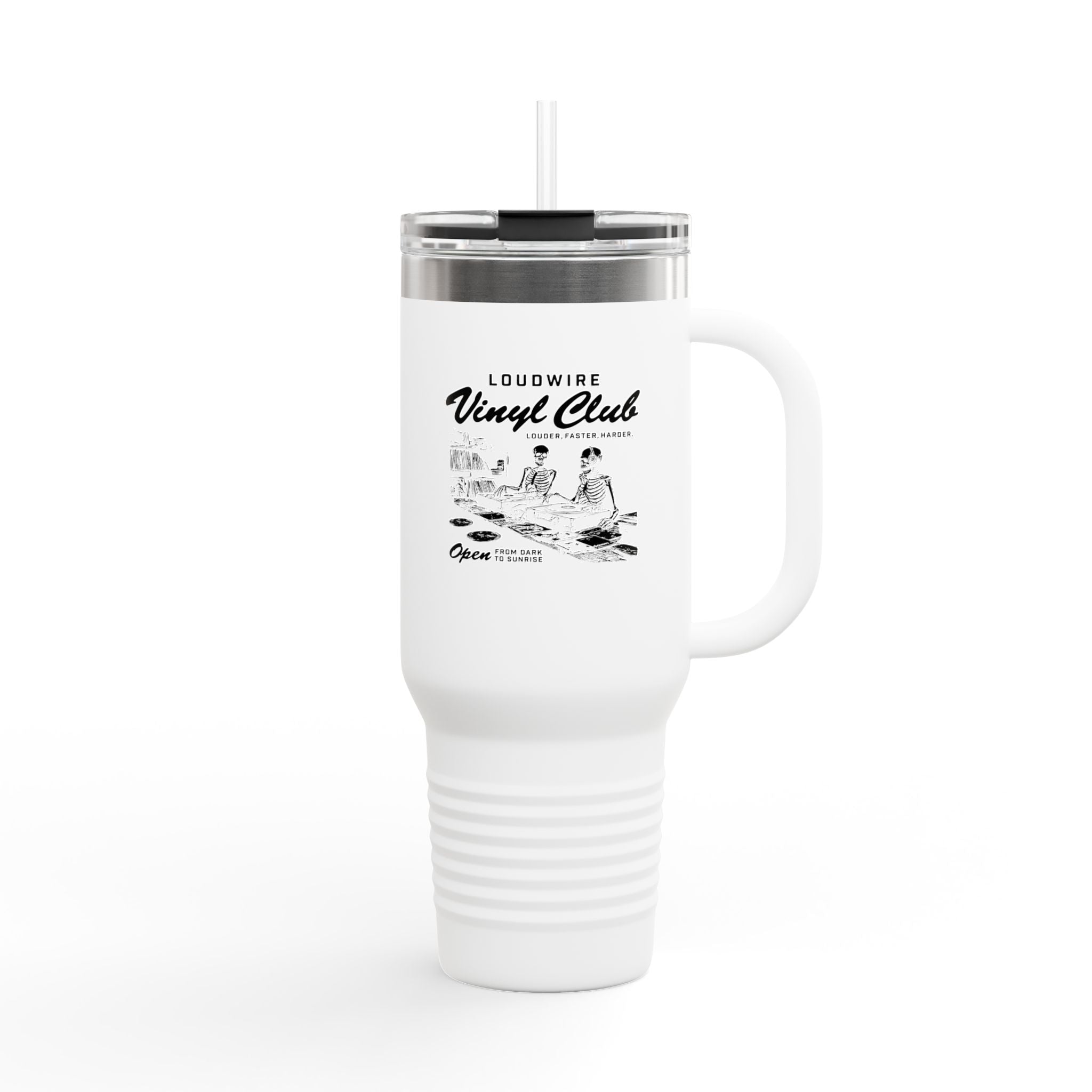 Vinyl Club Travel Mug, 40oz
