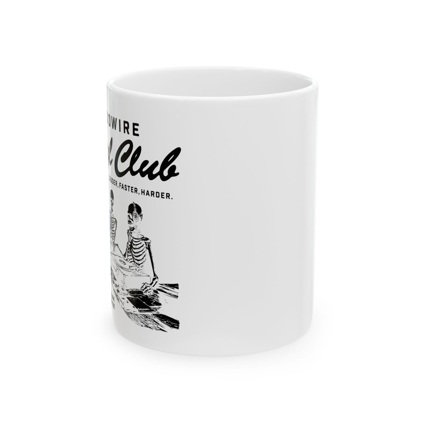 Vinyl Club White Mug