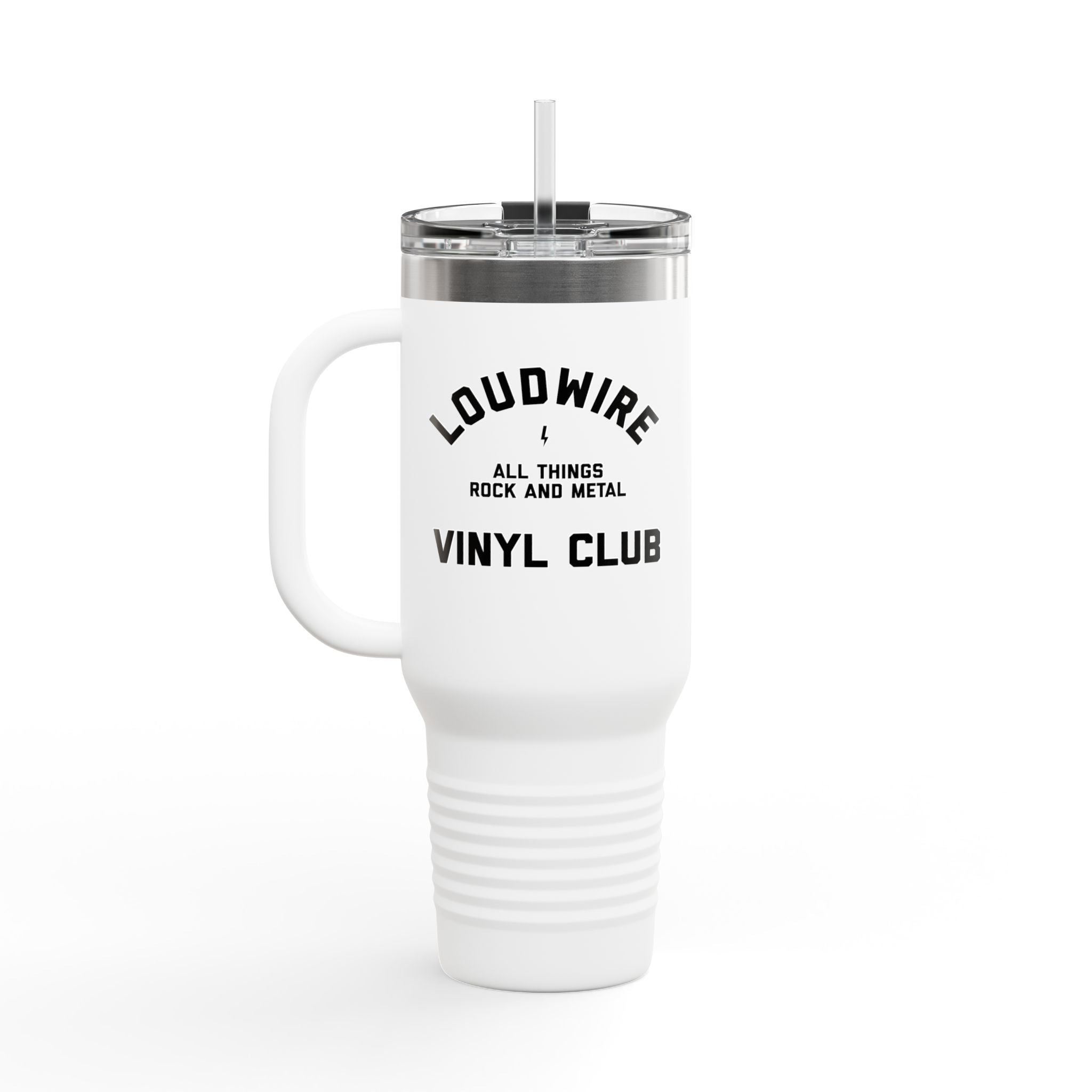 Loudwire Vinyl Club Travel Mug, 40oz