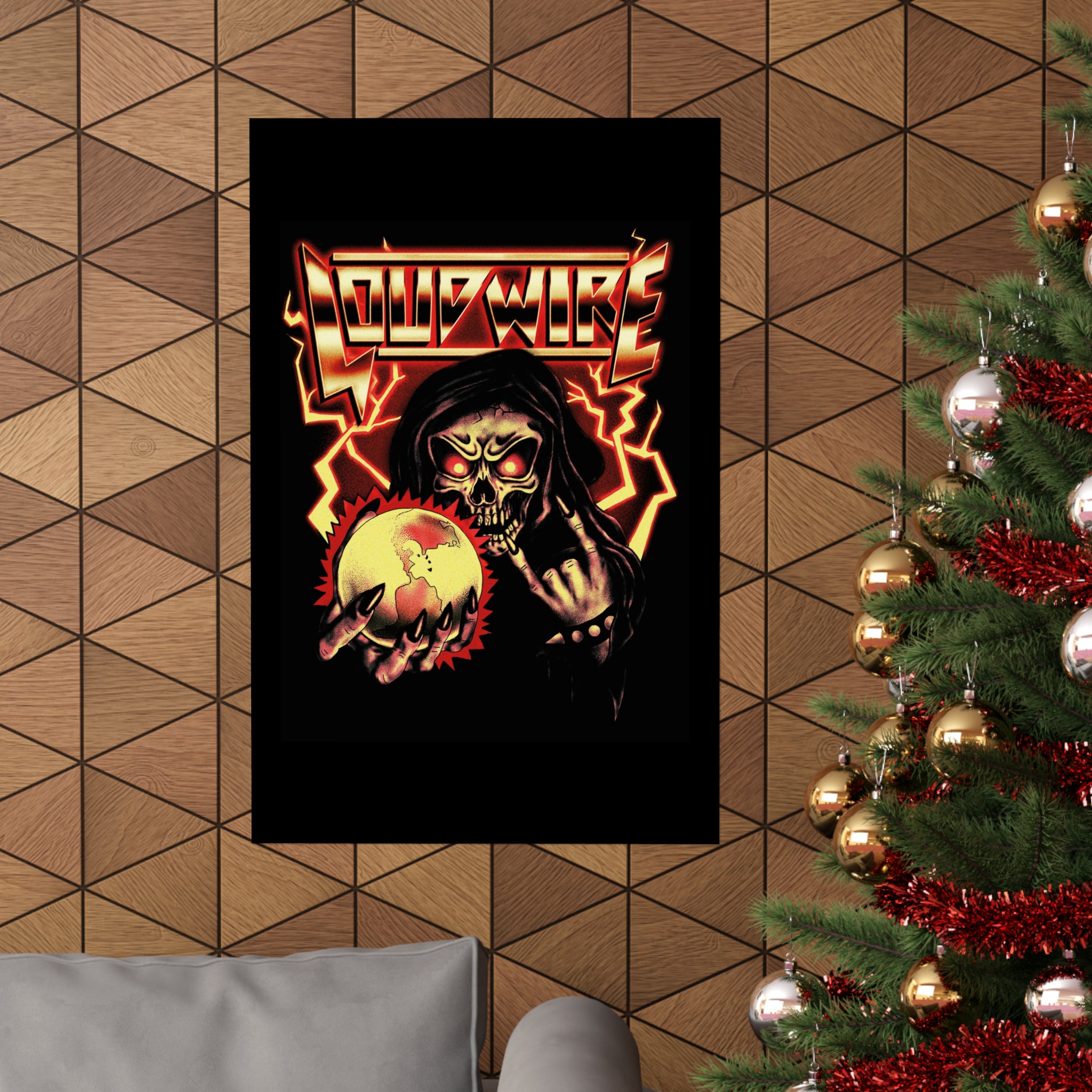 '80s METAL POSTERS (Gold)