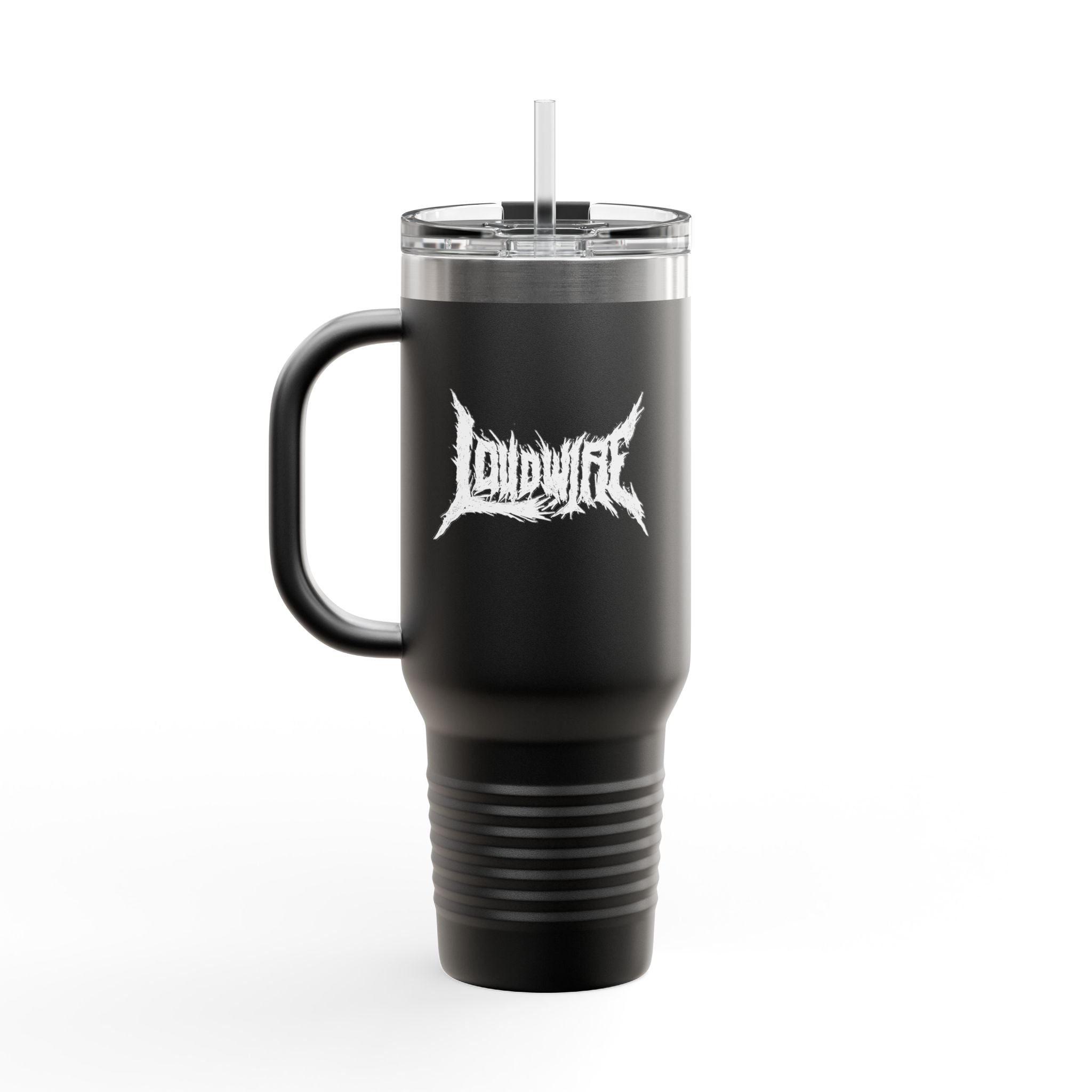 Loudwire Death Metal Logo Travel Mug, 40oz