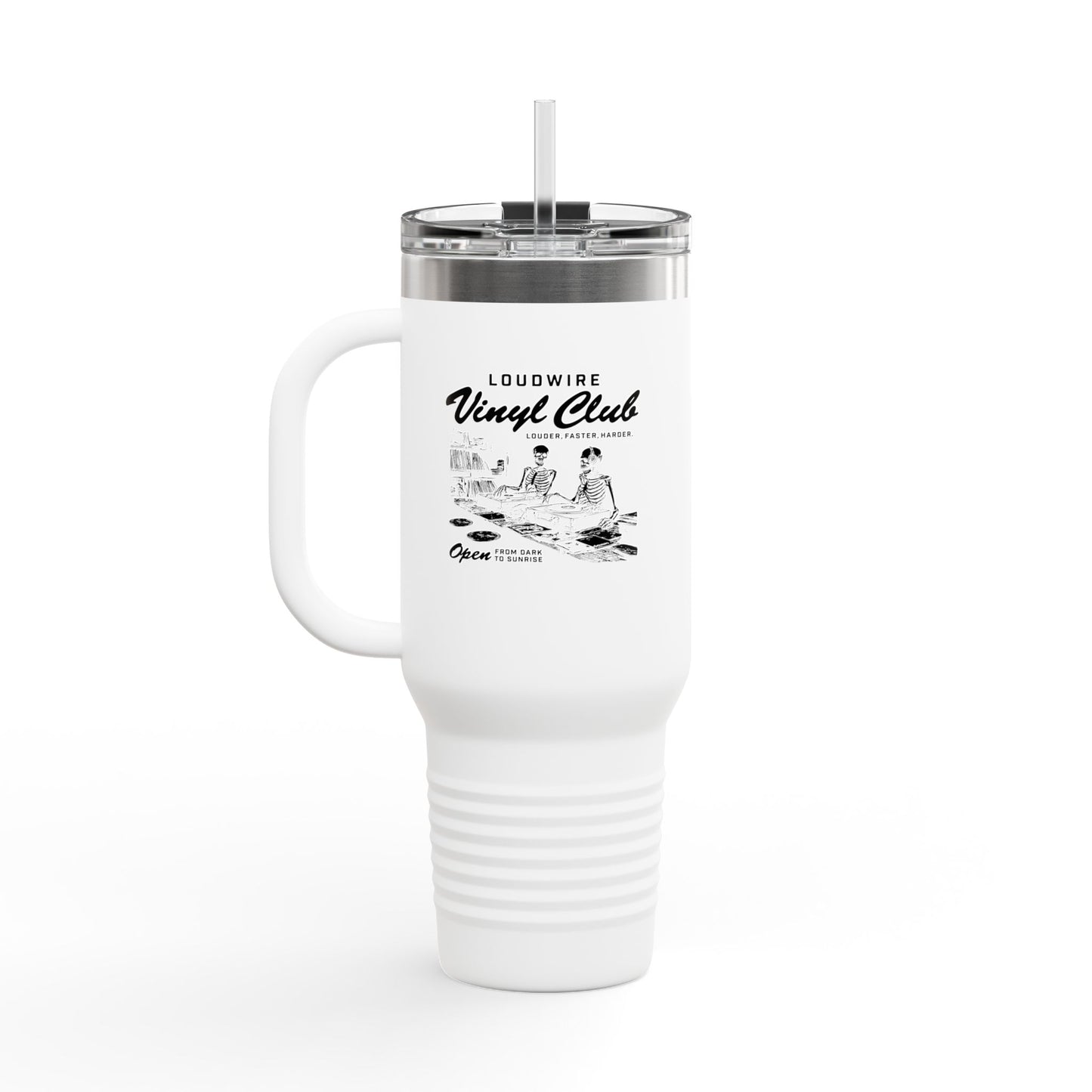 Vinyl Club Travel Mug, 40oz