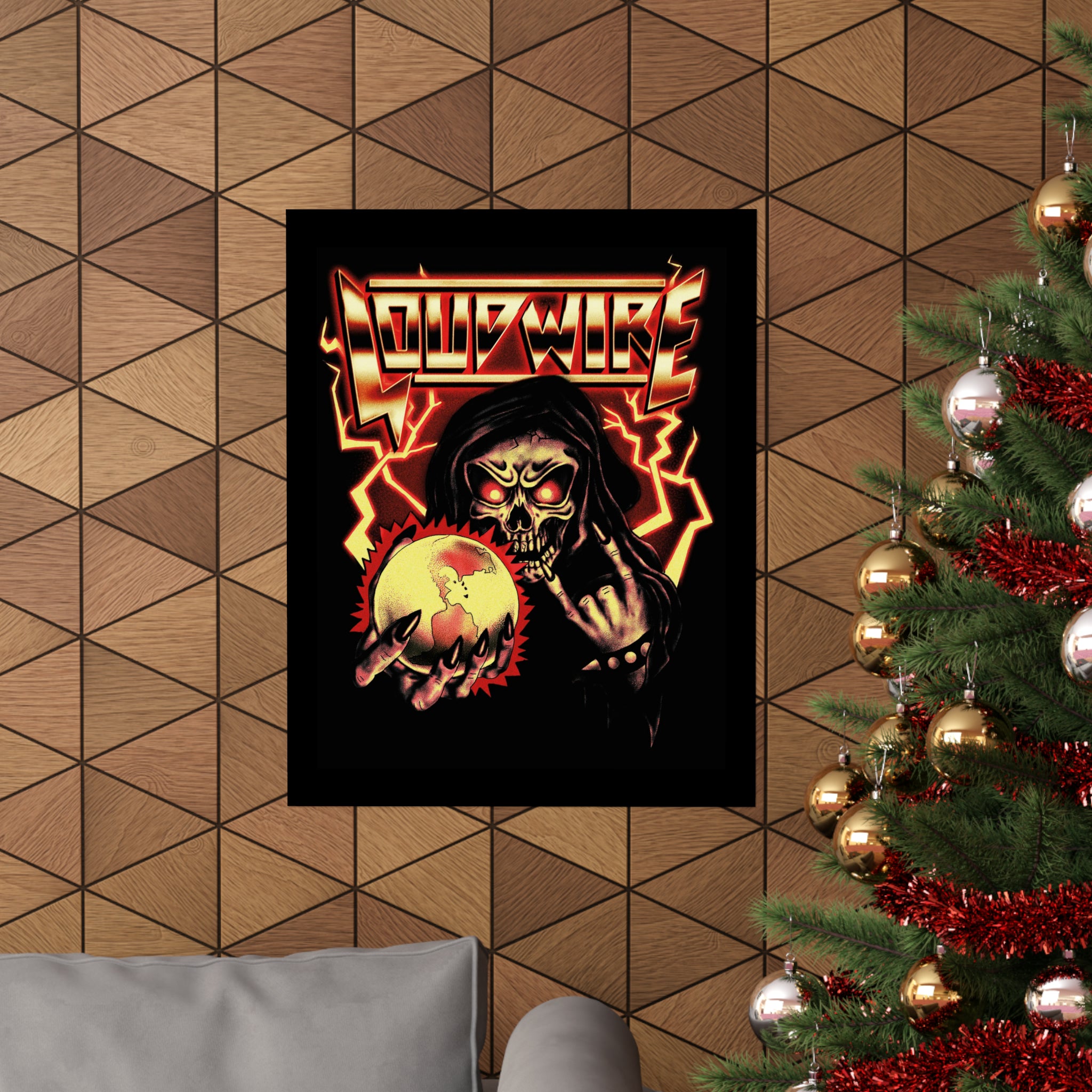 '80s METAL POSTERS (Gold)