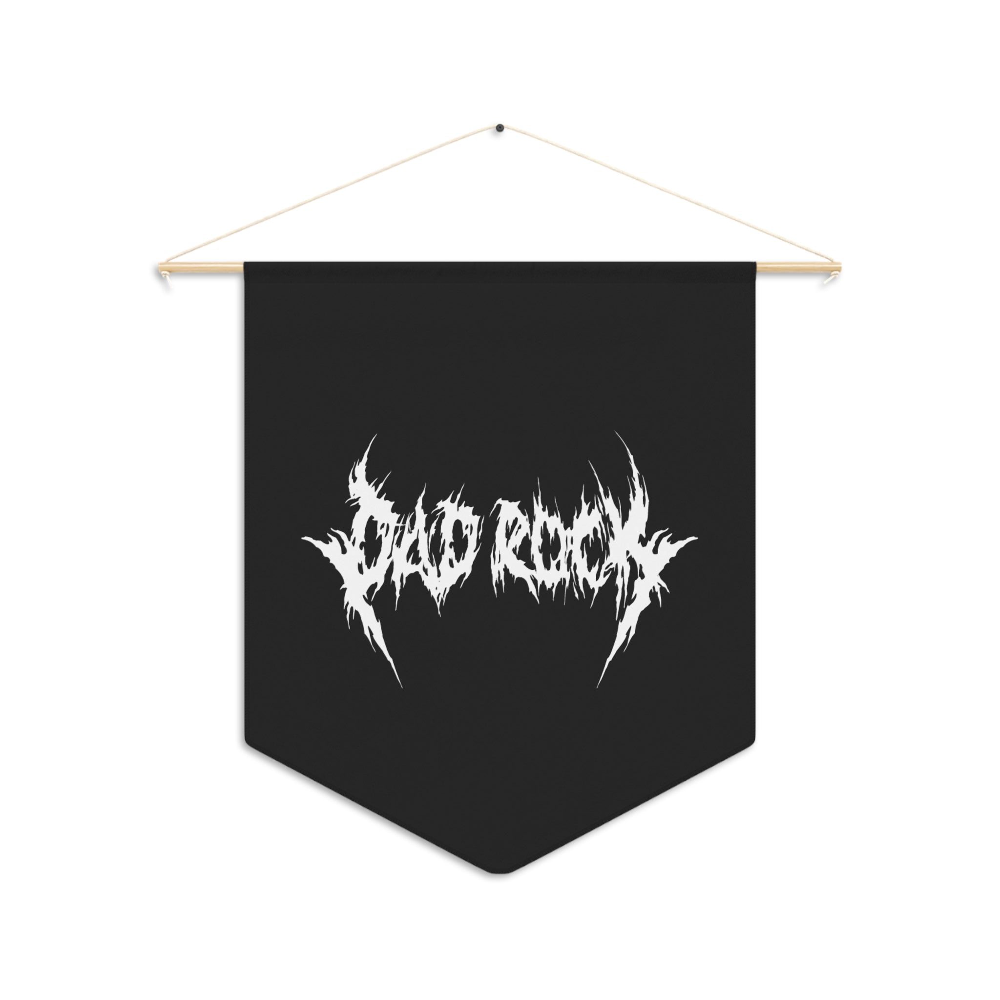 Dad Rock Death Metal Pennant