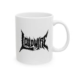 Loudwire Death Metal Logo White Mug