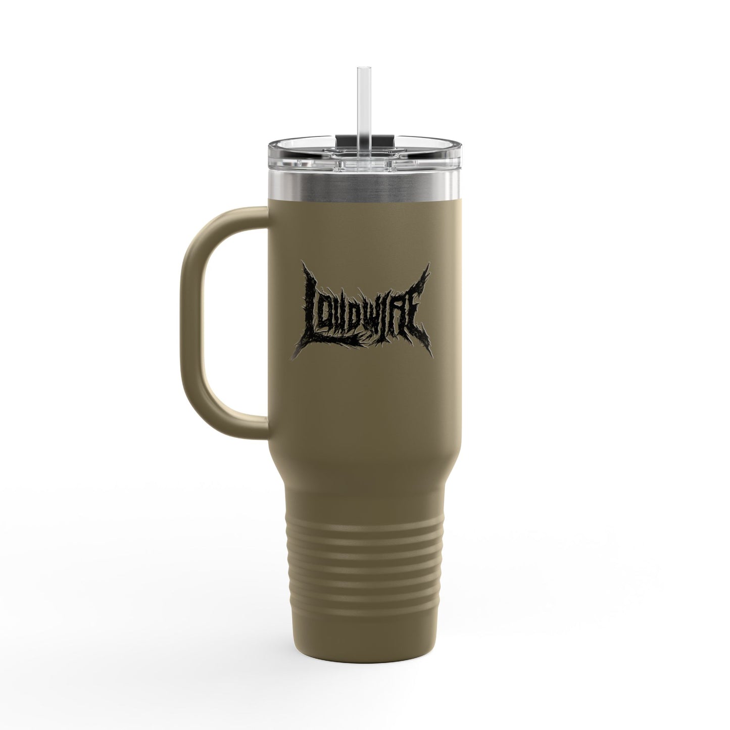 Loudwire Death Metal Logo Travel Mug, 40oz
