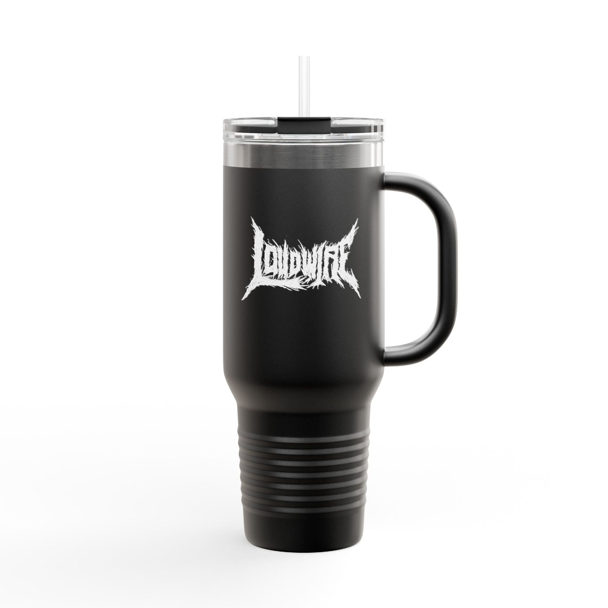 Loudwire Death Metal Logo Travel Mug, 40oz