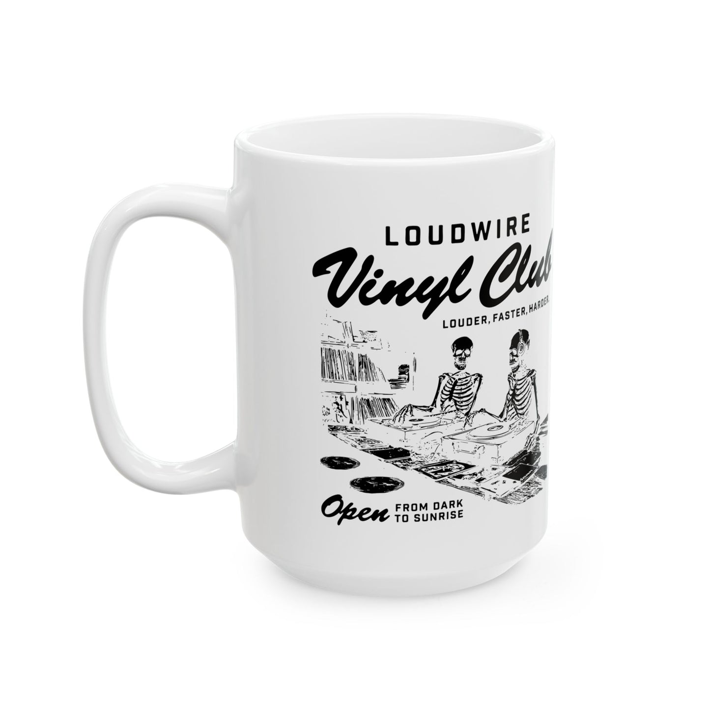 Vinyl Club White Mug